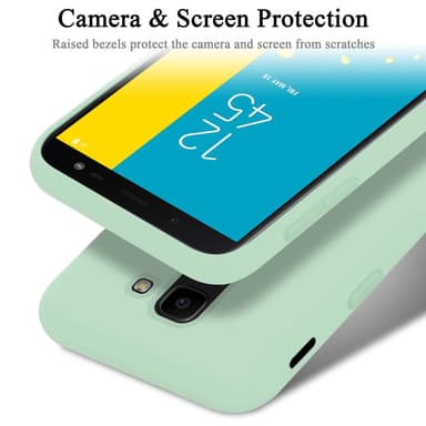 Samsung Galaxy J6 2018 Skal Fodral Case (Grön)