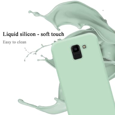 Samsung Galaxy J6 2018 Skal Fodral Case (Grön)