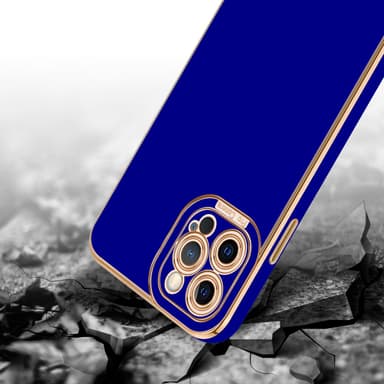 iPhone 12 PRO MAX Skal Fodral Case (Blå)