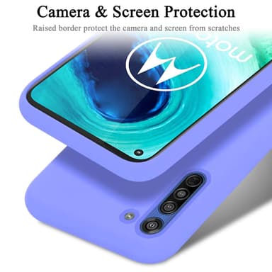 Motorola MOTO G8 Skal Fodral Case (Lila)