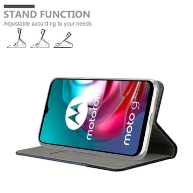 Motorola MOTO G10 / G30 Plånboksfodral Skal (Blå)