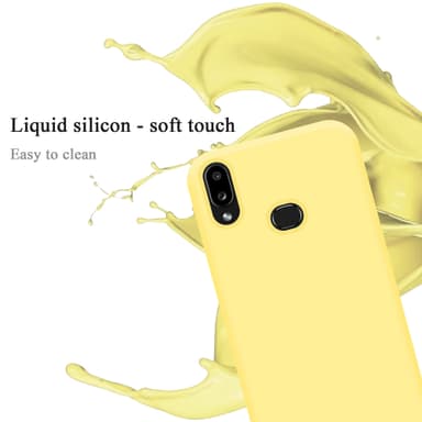 Samsung Galaxy A10s / M01s Skal Fodral Case (Gul)