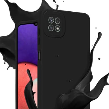 Samsung Galaxy A22 5G Skal Fodral Case (Svart)