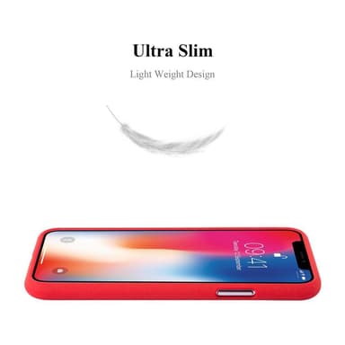 Skal iPhone X / XS Fodral Case (Röd)