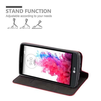 LG G3 STYLUS Skal Fodral Case (Röd)