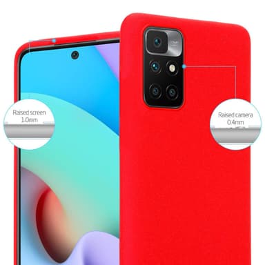 Skal Xiaomi RedMi 10 Fodral Case (Röd)