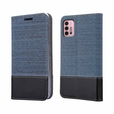 Motorola MOTO G10 / G30 Plånboksfodral Skal (Blå)