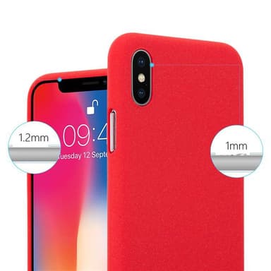 Skal iPhone X / XS Fodral Case (Röd)