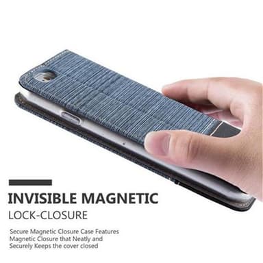 iPhone 6 PLUS / 6S PLUS Plånboksfodral Skal (Blå)