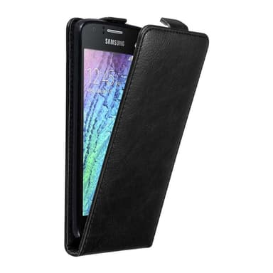 Samsung Galaxy J1 2015 Flipfodral Skal (Svart)