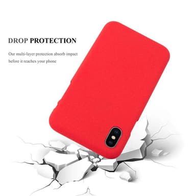 Skal iPhone X / XS Fodral Case (Röd)