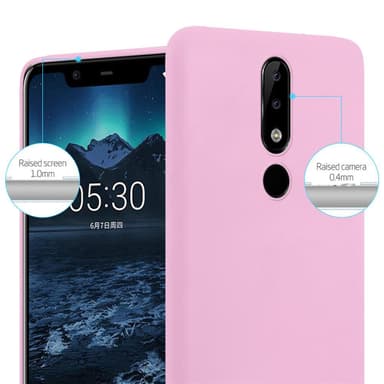 Skal Nokia 5.1 PLUS / X5 Fodral Case (Rosa)