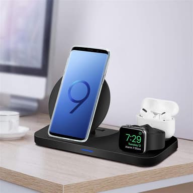 Samsung Galaxy S9 PLUS Plånboksfodral Skal (Blå)