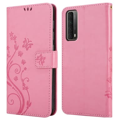 Huawei P SMART 2021 Plånboksfodral Skal (Rosa)
