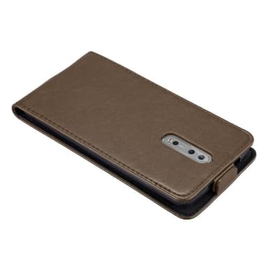 Nokia 8 2017 Flipfodral Skal (Brun)