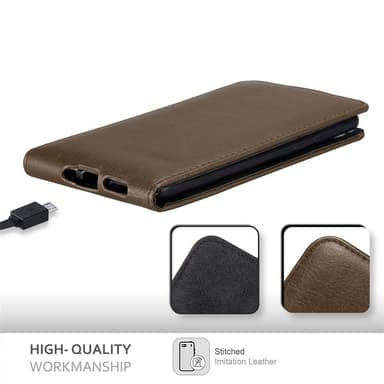 Nokia 8 2017 Flipfodral Skal (Brun)