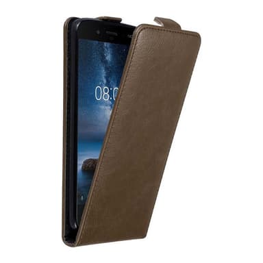 Nokia 8 2017 Flipfodral Skal (Brun)