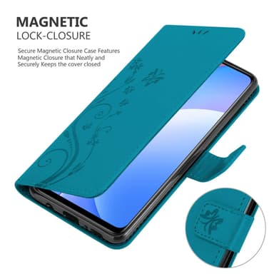 Xiaomi Mi 10T LITE Plånboksfodral Skal (Blå)