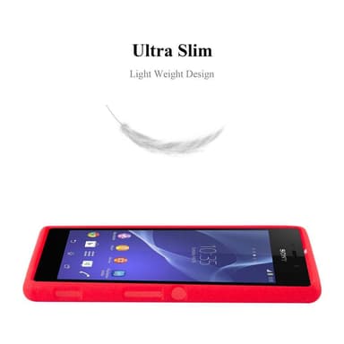 Skal Sony Xperia M2 / M2 AQUA Fodral Case (Röd)