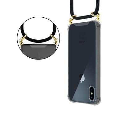 iPhone X / XS Skal Fodral Kedja (Svart)