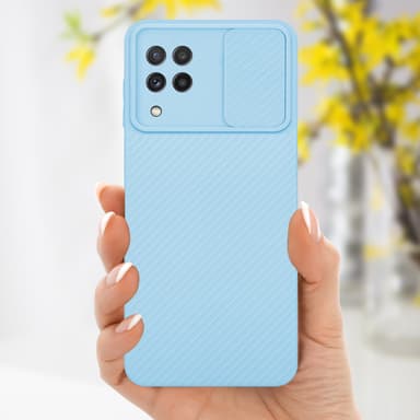 Skal Samsung Galaxy A22 4G Fodral Case (Blå)