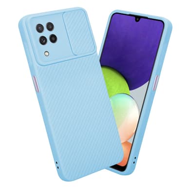 Skal Samsung Galaxy A22 4G Fodral Case (Blå)