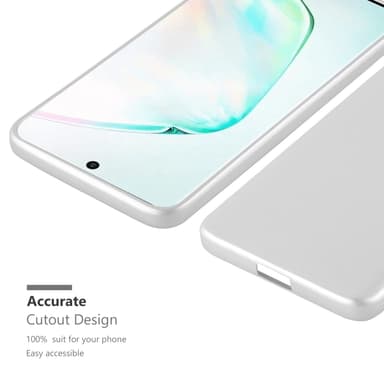 Skal Samsung Galaxy NOTE 10 Fodral Case (Silver)