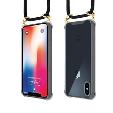 iPhone X / XS Skal Fodral Kedja (Svart)