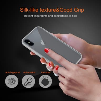 iPhone XS MAX Skal Fodral Case (Transparent)