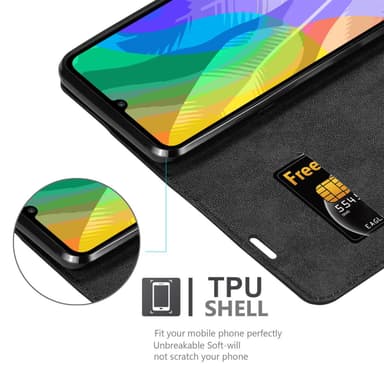 Huawei Y6P Skal Fodral Case (Svart)