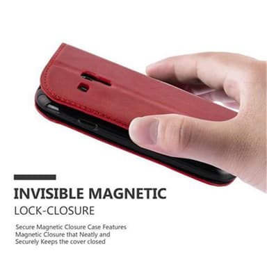 Samsung Galaxy S3 MINI Skal Fodral Case (Röd)