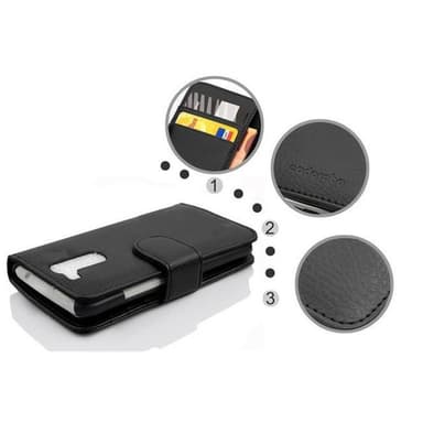 Skal LG G2 MINI Plånboksfodral (Svart)