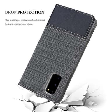Samsung Galaxy S20 PLUS Plånboksfodral Skal (Grå)