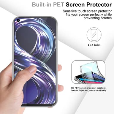 Skal Realme 8i / Narzo 50 4G Fodral Case (Transparent)