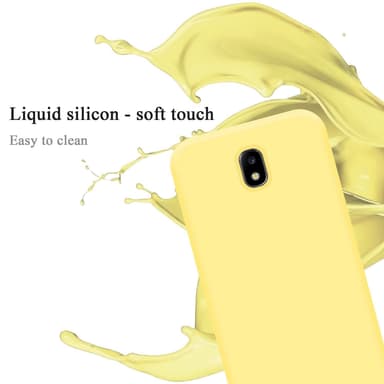 Samsung Galaxy J7 2017 Skal Fodral Case (Gul)