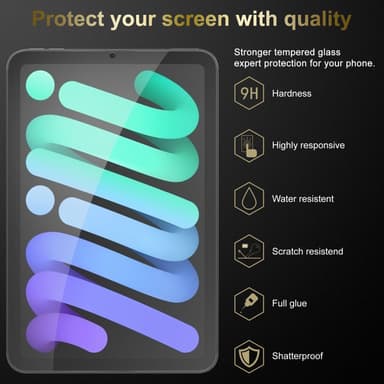 iPad MINI 4 (7.9 tum) 3x Skyddsglas Skyddsfilm