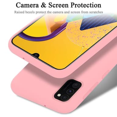 Samsung Galaxy M21 / M30s Skal Fodral Case (Rosa)