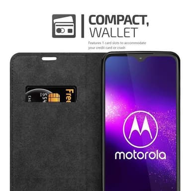 Motorola ONE MACRO Skal Fodral Case (Röd)
