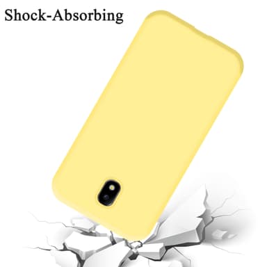 Samsung Galaxy J7 2017 Skal Fodral Case (Gul)
