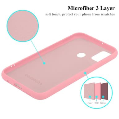 Samsung Galaxy M21 / M30s Skal Fodral Case (Rosa)