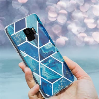 Samsung Galaxy S9 PLUS Plånboksfodral Skal (Blå)