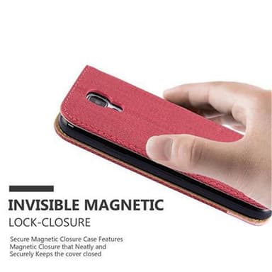 Samsung Galaxy S4 Plånboksfodral Skal (Röd)
