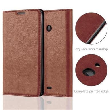 Nokia Lumia 540 Skal Fodral Case (Brun)