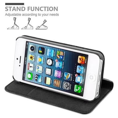 iPhone 5 / 5S / SE 2016 Skal Fodral Case (Svart)