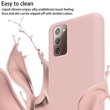 Samsung Galaxy NOTE 20 Skal Fodral Kedja (Rosa)