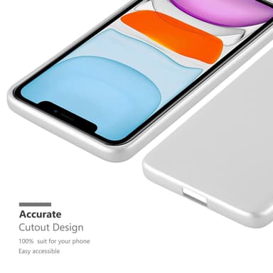 Skal iPhone 11 Fodral Case (Silver)