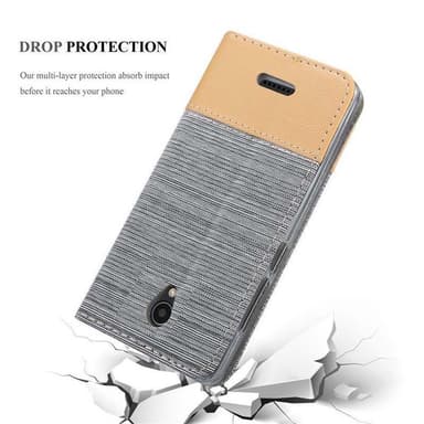 Lenovo B Plånboksfodral Skal (Grå)