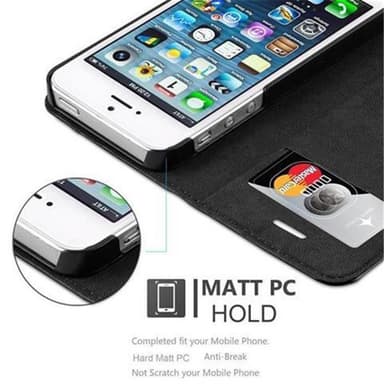 iPhone 5 / 5S / SE 2016 Skal Fodral Case (Svart)