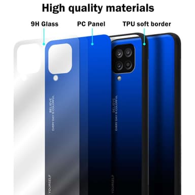 Samsung Galaxy A12 / M12 Skal Fodral Case (Svart)