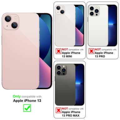 iPhone 13 Skal Fodral Case (Brun)